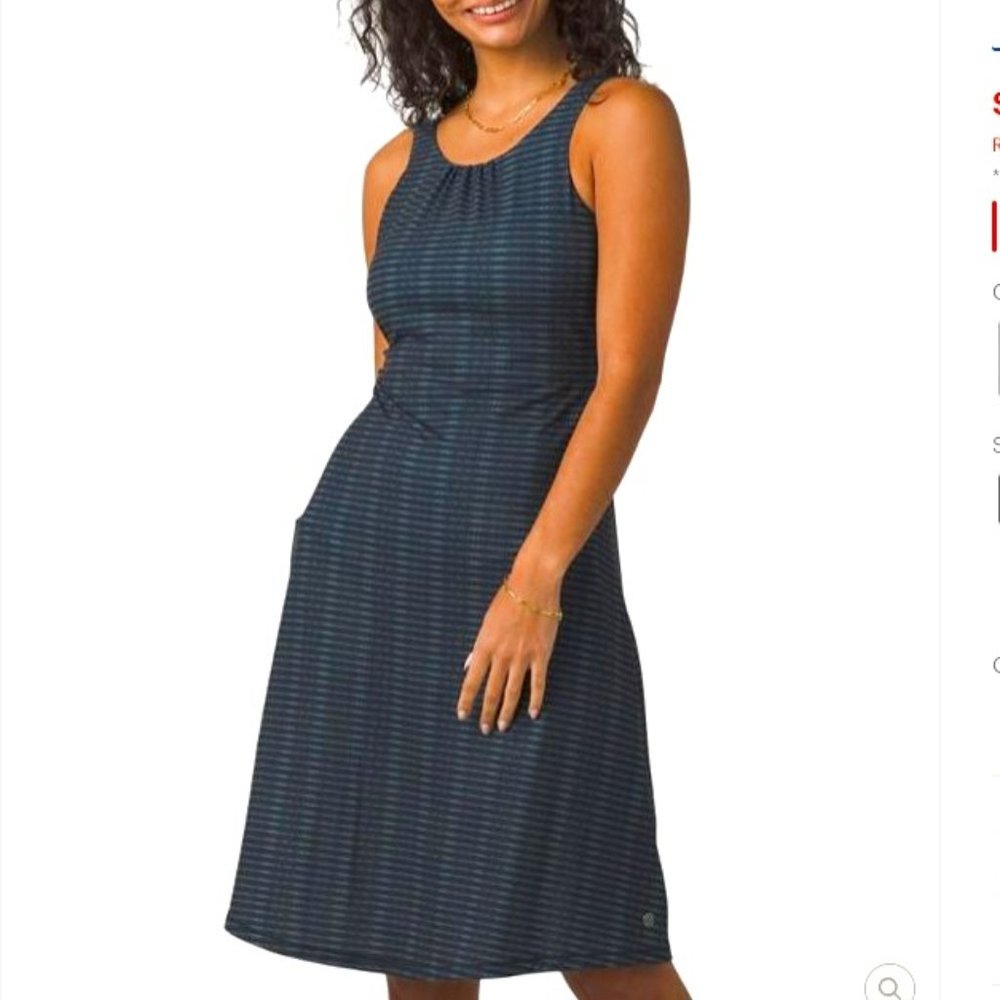 Prana Skypath Dress in Blue
